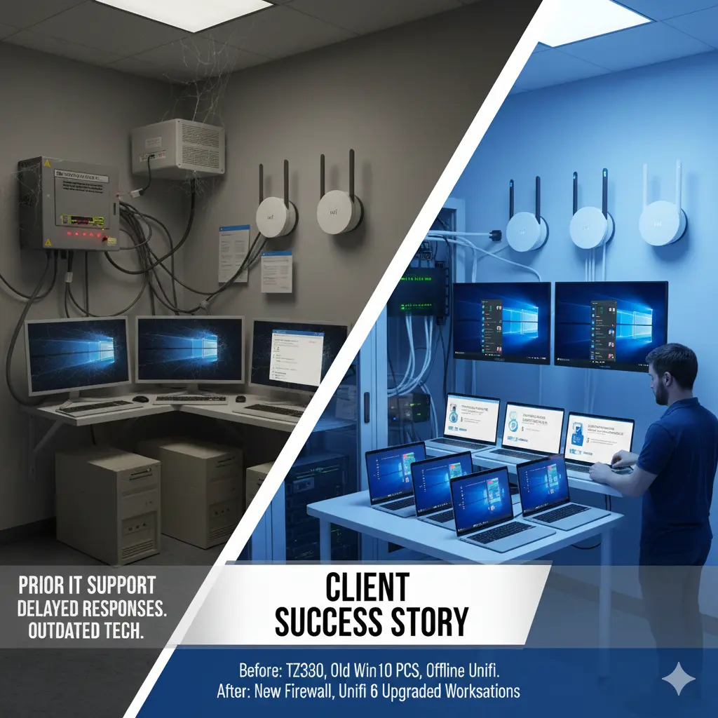 An Image with computers and IT solutions